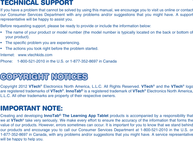 Page 9 of 10 - Vtech Vtech-Innotab-Software-Toy-Story-Owners-Manual- Vtech-innotab-software-toy-story-owners-manual