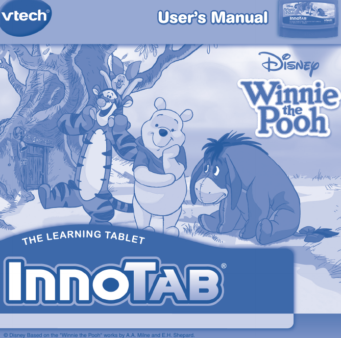 Page 1 of 12 - Vtech Vtech-Innotab-Software-Winnie-The-Pooh-Owners-Manual-  Vtech-innotab-software-winnie-the-pooh-owners-manual