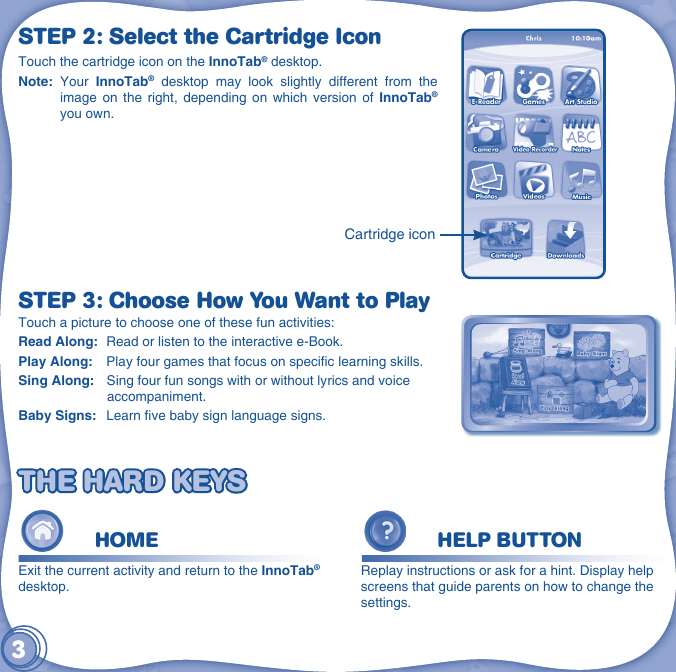 Page 4 of 12 - Vtech Vtech-Innotab-Software-Winnie-The-Pooh-Owners-Manual-  Vtech-innotab-software-winnie-the-pooh-owners-manual