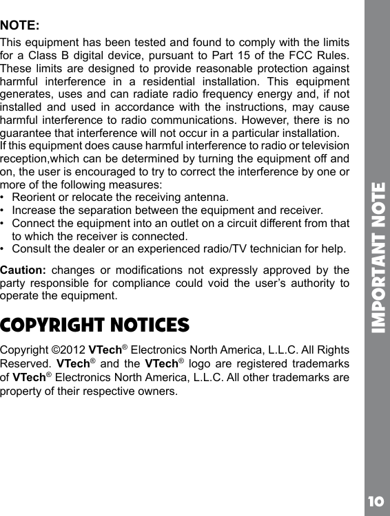 Page 10 of 10 - Vtech Vtech-Jake-And-The-Neverland-Pirates-Smart-Ship-Learn-And-Go-Owners-Manual-  Vtech-jake-and-the-neverland-pirates-smart-ship-learn-and-go-owners-manual