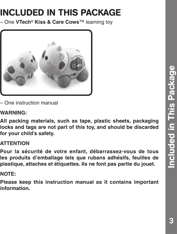 vtech kiss and care cows