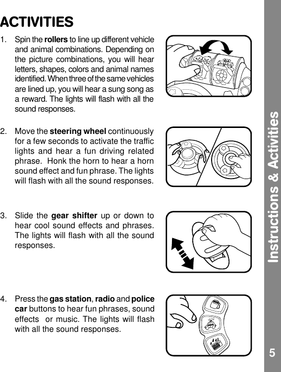 Page 6 of 8 - Vtech Vtech-Learn-And-Discover-Driver-Owners-Manual- Learn And Discover Driver  Vtech-learn-and-discover-driver-owners-manual