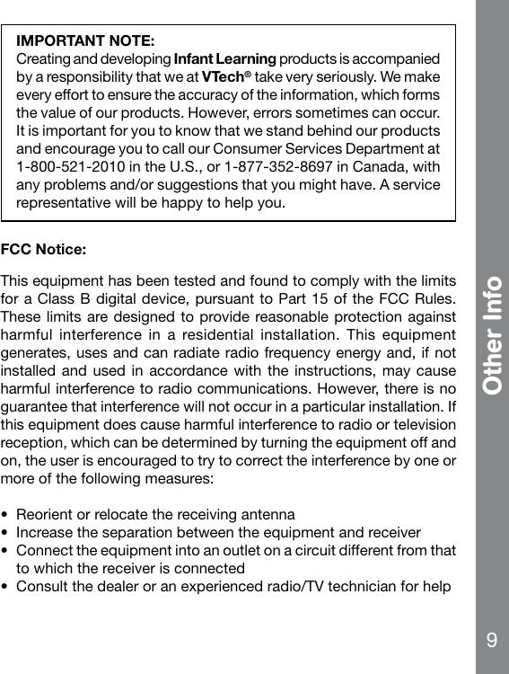 Page 10 of 11 - Vtech Vtech-Light-Up-Learning-Turtle-Owners-Manual-  Vtech-light-up-learning-turtle-owners-manual