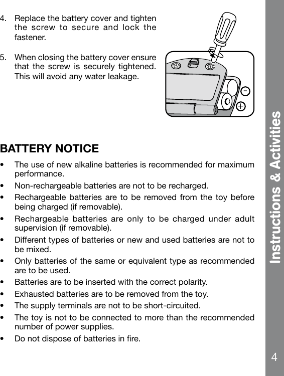 Page 5 of 11 - Vtech Vtech-Light-Up-Learning-Turtle-Owners-Manual-  Vtech-light-up-learning-turtle-owners-manual