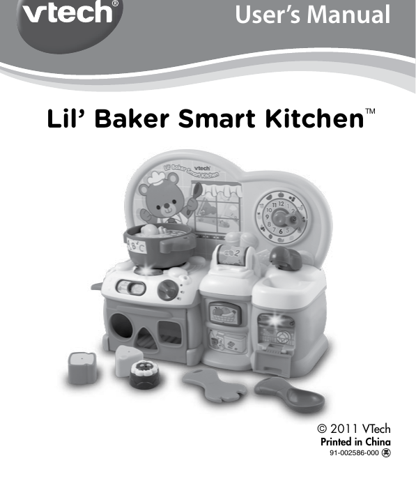 Vtech Lil Baker Smart Kitchen Owners Manual