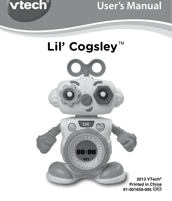 Page 1 of 10 - Vtech Vtech-Lil-Cogsley-Owners-Manual-  Vtech-lil-cogsley-owners-manual
