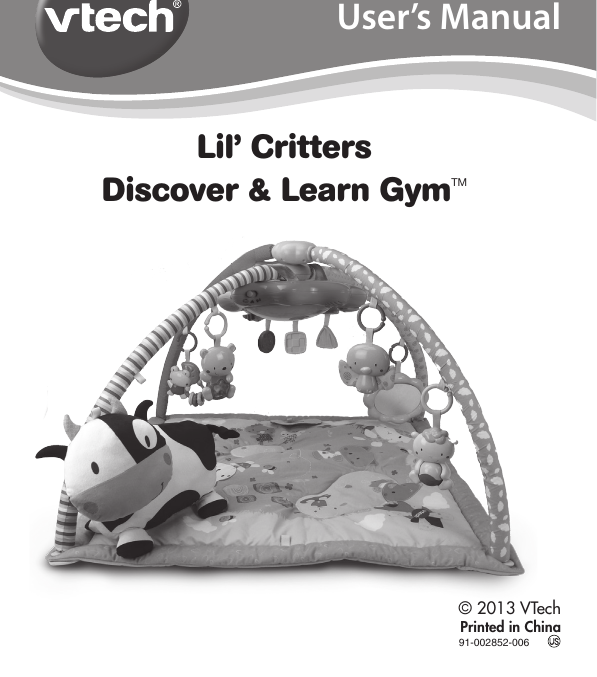 vtech lil critters discover and learn gym
