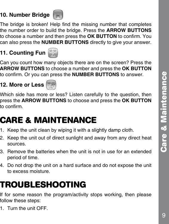 Page 10 of 12 - Vtech Vtech-Little-Apps-Tablet-Owners-Manual-  Vtech-little-apps-tablet-owners-manual