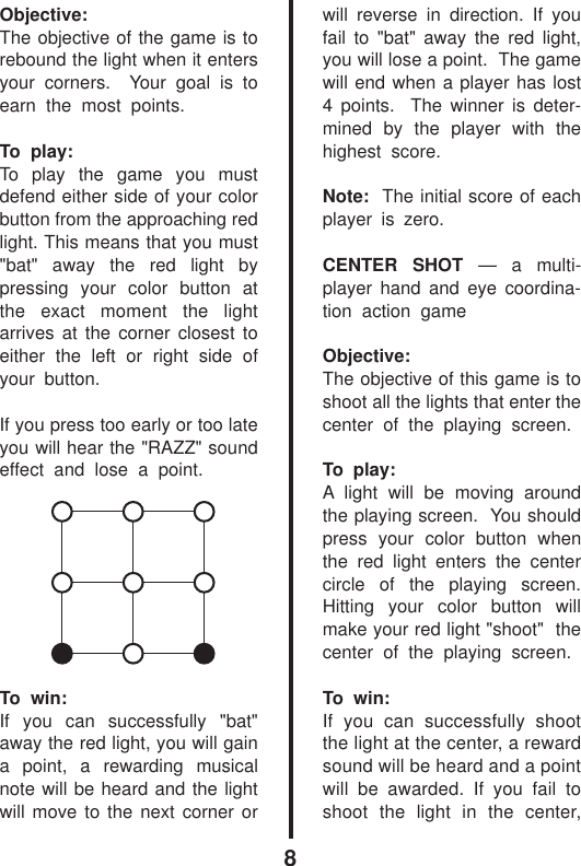 Vtech Mini Wizard Owners Manual