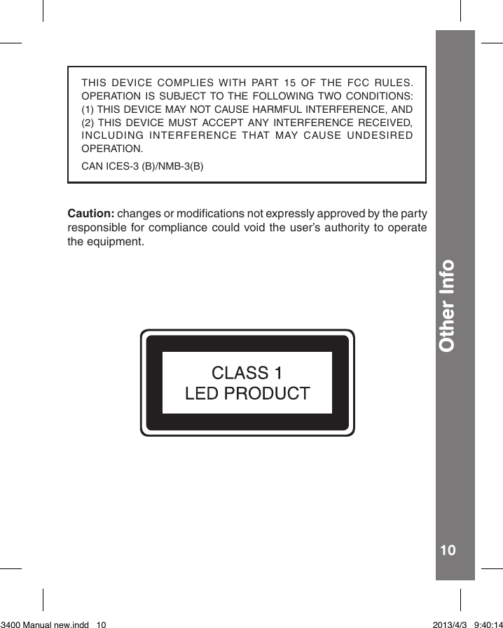 Page 10 of 10 - Vtech Vtech-Move-And-Zoom-Racer-Owners-Manual-  Vtech-move-and-zoom-racer-owners-manual
