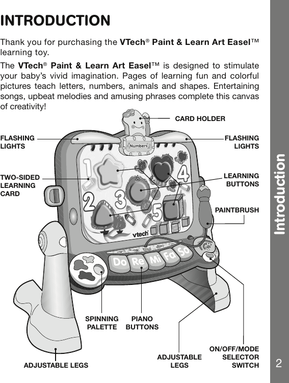 vtech paint and learn art easel