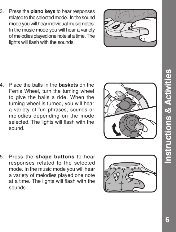 Page 7 of 10 - Vtech Vtech-Play-And-Learn-Fun-Fair-91-02100-000-Users-Manual-  Vtech-play-and-learn-fun-fair-91-02100-000-users-manual