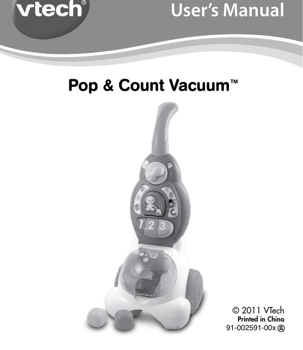 vtech pop & count vacuum