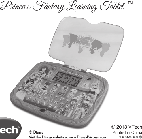 Page 1 of 10 - Vtech Vtech-Princess-Fantasy-Learning-Tablet-Owners-Manual-  Vtech-princess-fantasy-learning-tablet-owners-manual