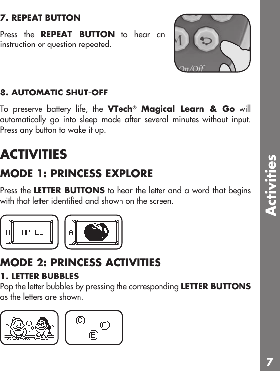 Vtech Princess Magical Learn And Go Owners Manual