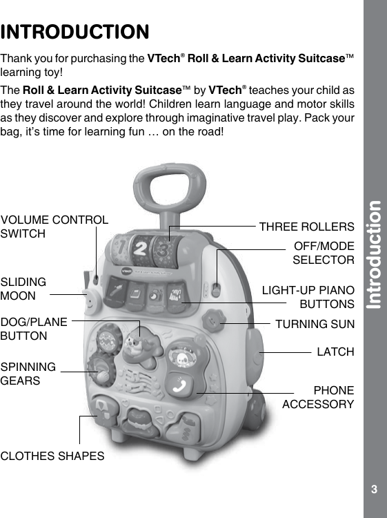 vtech roll and learn suitcase