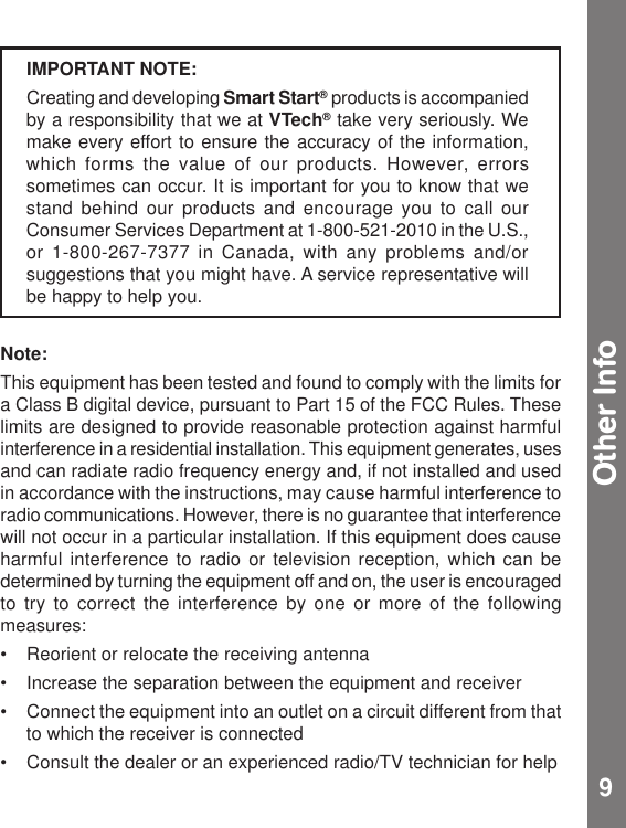 Page 10 of 10 - Vtech Vtech-Sing-And-Discover-Piano-Owners-Manual- Sing & Discover Piano  Vtech-sing-and-discover-piano-owners-manual