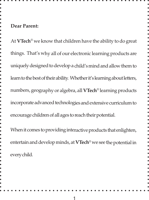 Page 2 of 12 - Vtech Vtech-Sing-N-Smile-Pals-Owners-Manual- Sing-n-Smile Pals  Vtech-sing-n-smile-pals-owners-manual