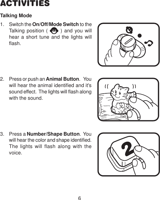 Page 7 of 12 - Vtech Vtech-Sing-N-Smile-Pals-Owners-Manual- Sing-n-Smile Pals  Vtech-sing-n-smile-pals-owners-manual