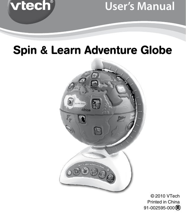 vtech spin and learn adventure globe