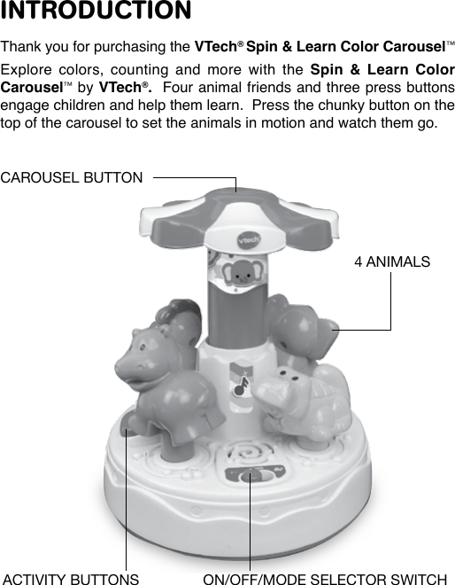 vtech carousel