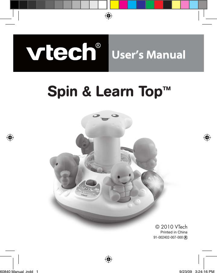 vtech spin and learn top