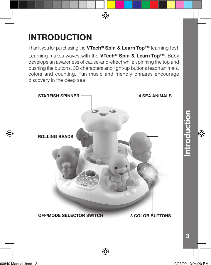 vtech spin & learn top