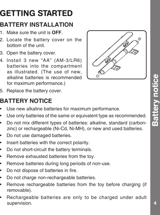 Page 5 of 12 - Vtech Vtech-Stencil-And-Learn-Studio-Owners-Manual-  Vtech-stencil-and-learn-studio-owners-manual