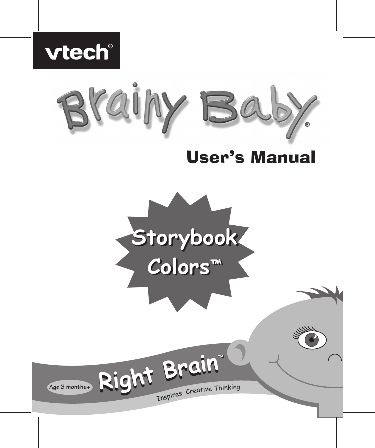 Vtech Store Book Vtech Storybook Colors Owners Manual 61440 IM