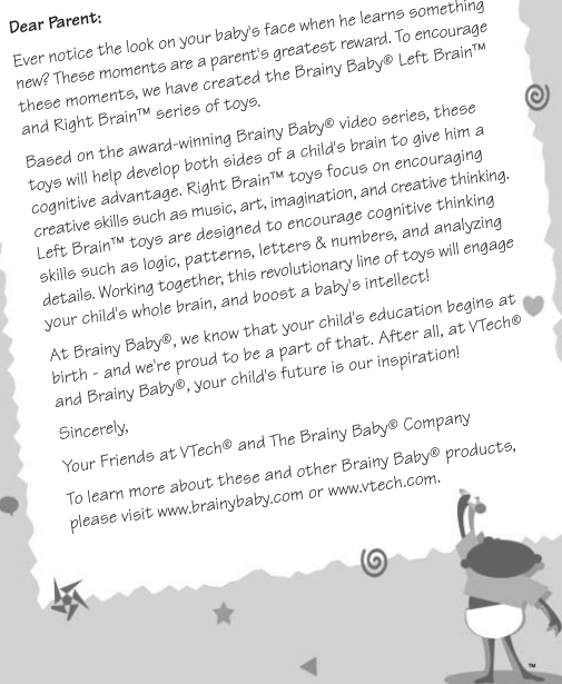 Page 2 of 9 - Vtech Vtech-Storybook-Shapes-Owners-Manual- 62160 IM  Vtech-storybook-shapes-owners-manual