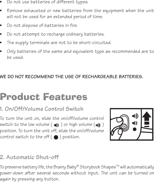 Page 5 of 9 - Vtech Vtech-Storybook-Shapes-Owners-Manual- 62160 IM  Vtech-storybook-shapes-owners-manual