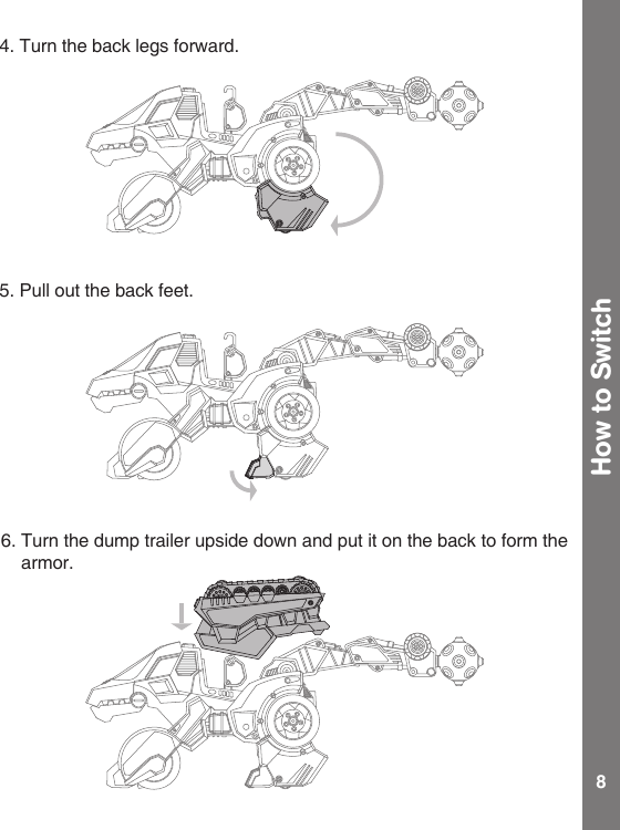 Page 9 of 12 - Vtech Vtech-Switch-And-Go-Dinos-Attila-The-Ankylosaurus-Owners-Manual-  Vtech-switch-and-go-dinos-attila-the-ankylosaurus-owners-manual