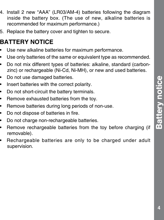 Page 5 of 10 - Vtech Vtech-Tote-And-Trace-Drawing-Board-Owners-Manual-  Vtech-tote-and-trace-drawing-board-owners-manual