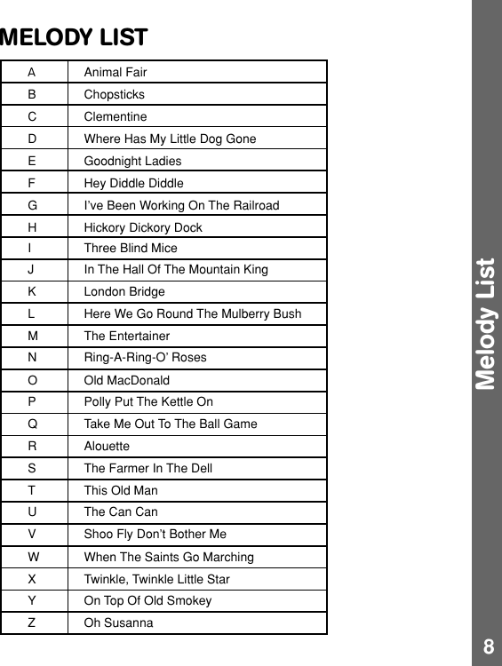 Page 9 of 11 - Vtech Vtech-Touch-And-Discover-Alphabet-Town-Owners-Manual- 64200 I/M  Vtech-touch-and-discover-alphabet-town-owners-manual