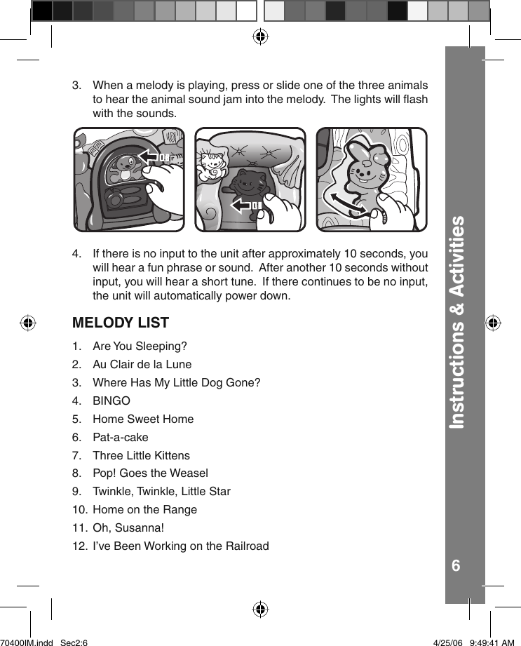 Page 7 of 10 - Vtech Vtech-Touch-And-Discover-Animal-Home-Owners-Manual- 704manual AW  Vtech-touch-and-discover-animal-home-owners-manual