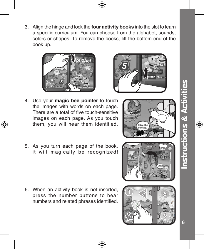 Page 7 of 10 - Vtech Vtech-Touch-And-Teach-Busy-Books-Owners-Manual- Touch & Teach Busy Books Vtech-touch-and-teach-busy-books-owners-manual