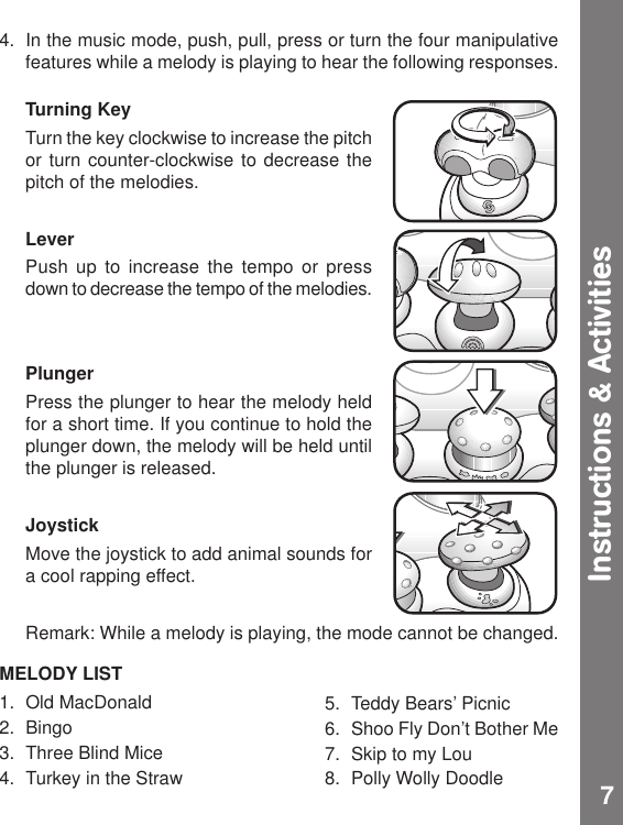 Page 7 of 9 - Vtech Vtech-Touch-And-Turn-Tunes-Owners-Manual- Touch And Turn Tunes  Vtech-touch-and-turn-tunes-owners-manual