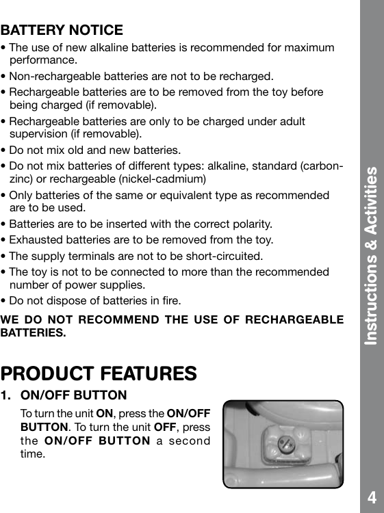 Page 5 of 10 - Vtech Vtech-Tug-And-Teach-Sailboat-Owners-Manual-  Vtech-tug-and-teach-sailboat-owners-manual