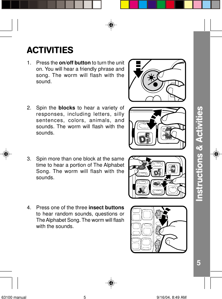 Page 6 of 10 - Vtech Vtech-Turn-A-Word-Apple-Owners-Manual- Turn-A-Word Apple  Vtech-turn-a-word-apple-owners-manual