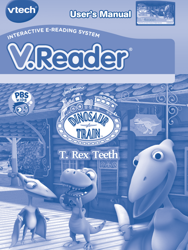 Vtech V Reader Cartridge Dinosaur Train Owners Manual