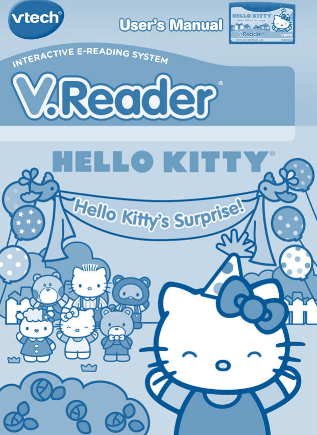 Page 1 of 12 - Vtech Vtech-V-Reader-Cartridge-Hello-Kitty-Owners-Manual-  Vtech-v-reader-cartridge-hello-kitty-owners-manual