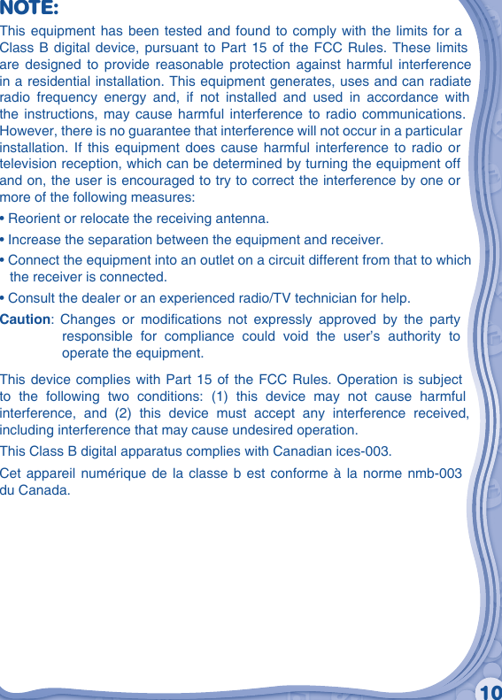 Page 11 of 12 - Vtech Vtech-V-Reader-Cartridge-Madagascar-3-Clearance-Owners-Manual-  Vtech-v-reader-cartridge-madagascar-3-clearance-owners-manual