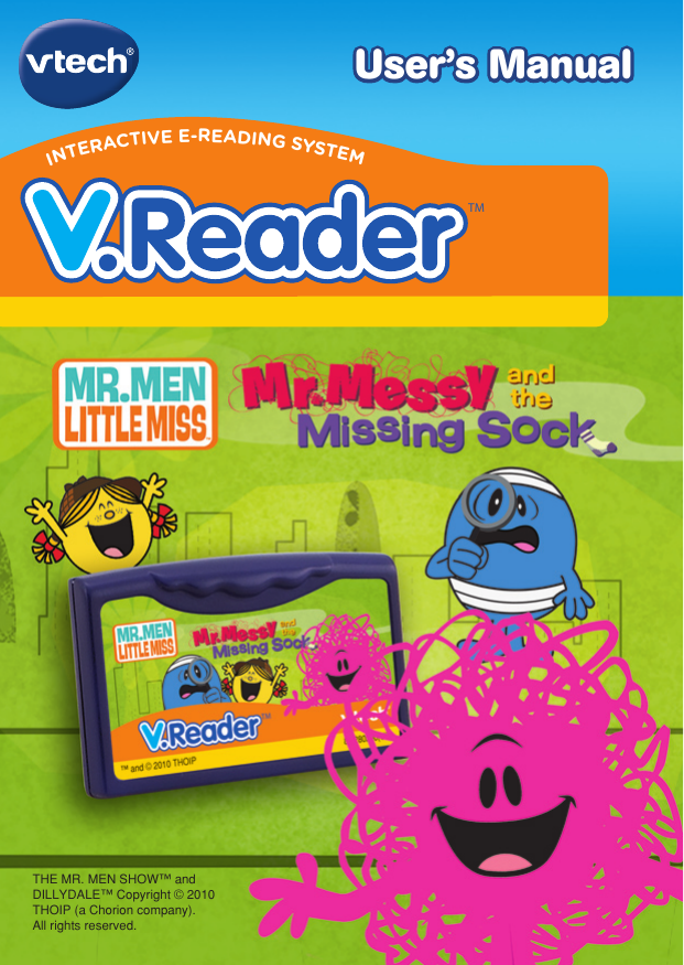 Mr Men/Little Miss V.Reader Animated E-Book Cartridge 