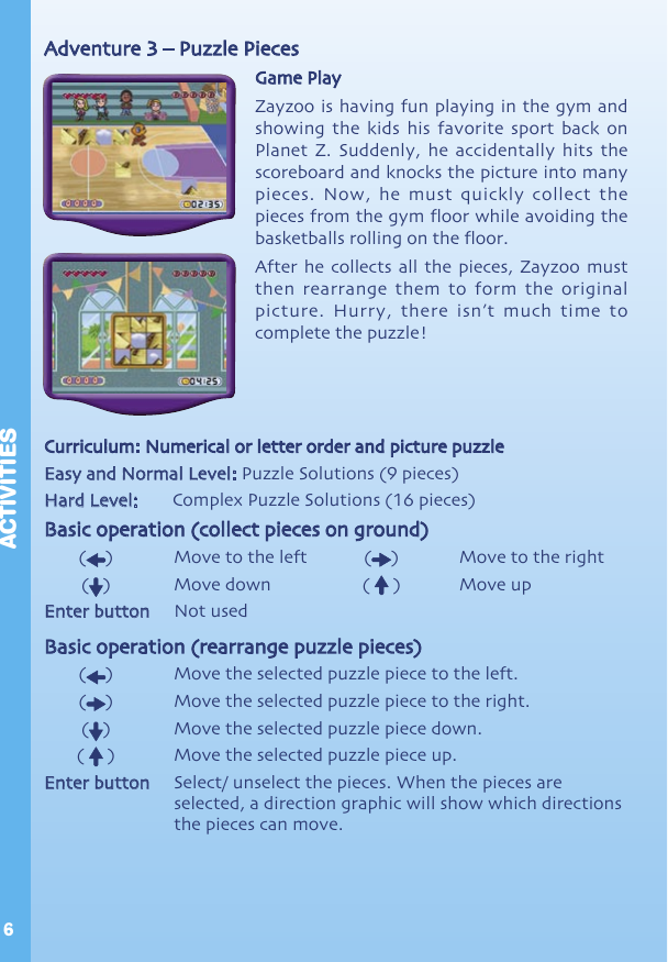 Page 7 of 12 - Vtech Vtech-V-Smile-Zayzoo-My-Alien-Classmate-Owners-Manual- 92360 N  Vtech-v-smile-zayzoo-my-alien-classmate-owners-manual