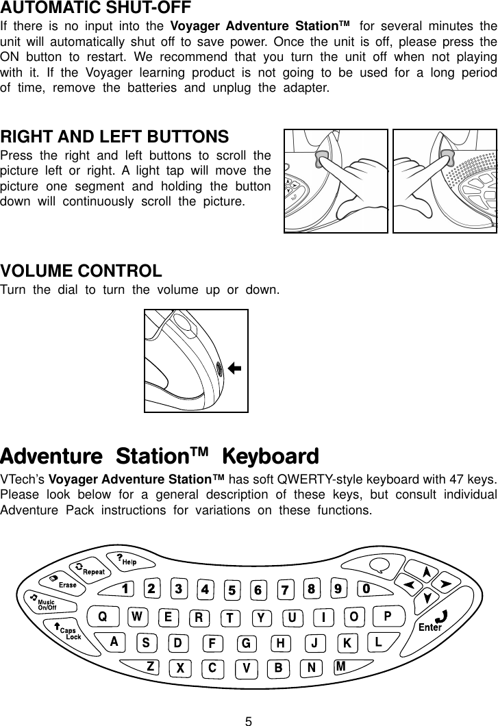 Page 8 of 12 - Vtech Vtech-Voyager-Adventure-System-Owners-Manual- Voyager Advernture System  Vtech-voyager-adventure-system-owners-manual