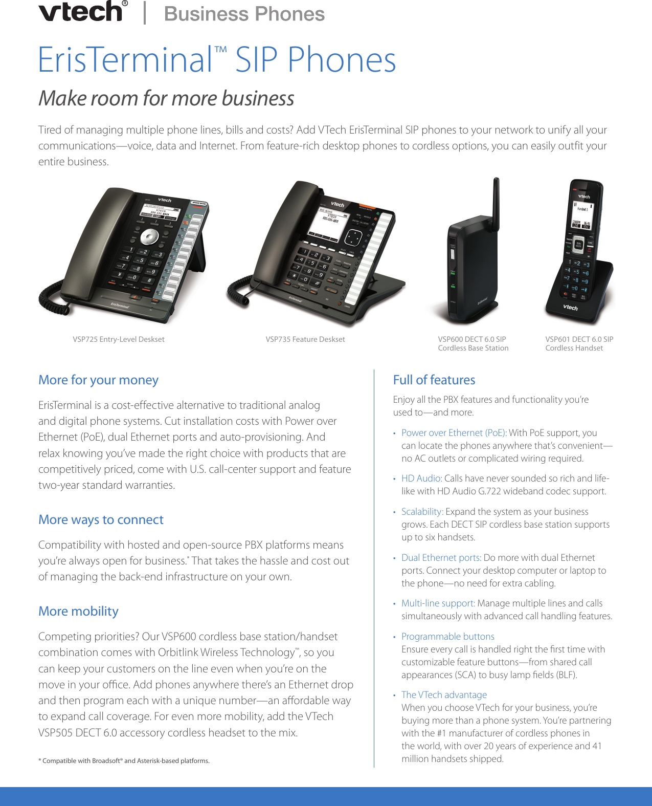 Vtech Vsp600 Data Sheet