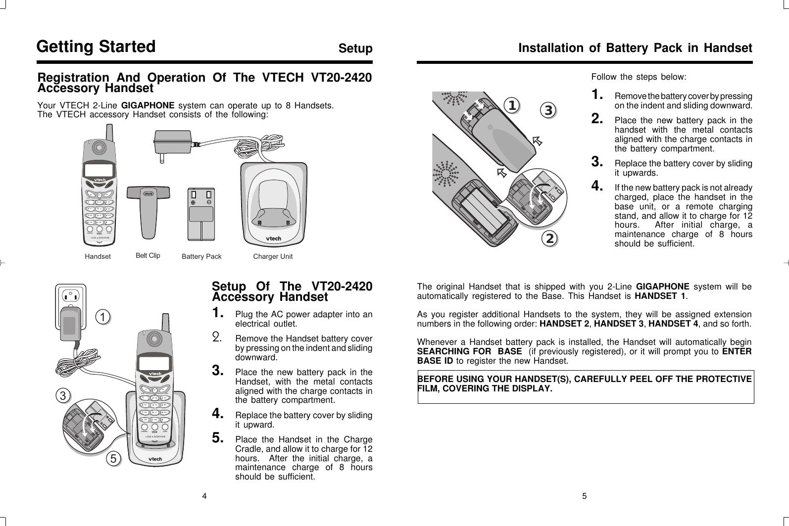 Page 3 of 11 - Vtech Vtech-Vt20-2420-Users-Manual- Vt20-2420 Manual DEC28.p65  Vtech-vt20-2420-users-manual