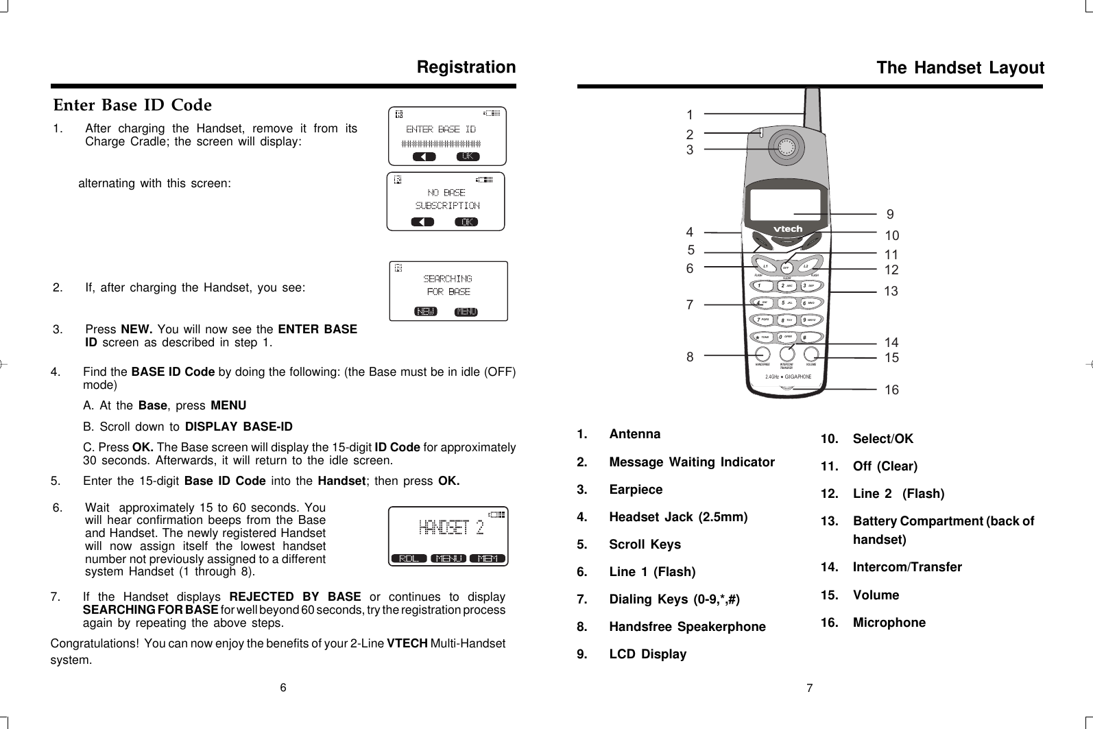 Page 4 of 11 - Vtech Vtech-Vt20-2420-Users-Manual- Vt20-2420 Manual DEC28.p65  Vtech-vt20-2420-users-manual