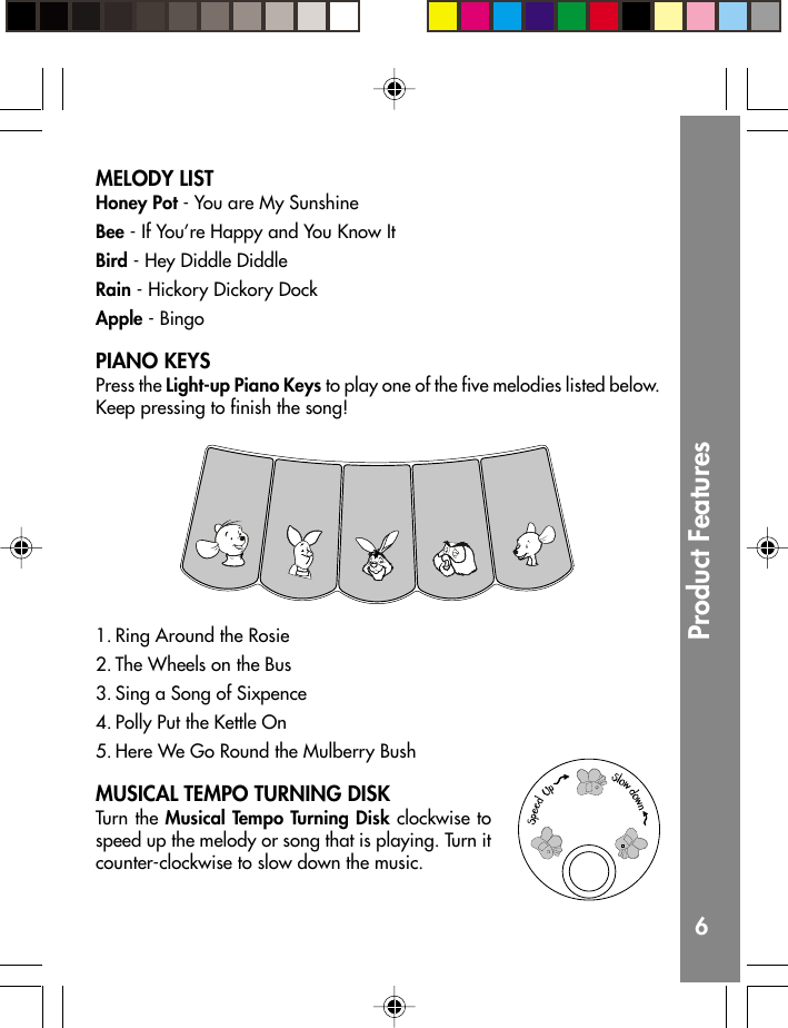 Page 7 of 12 - Vtech Vtech-Winnie-The-Pooh-Musical-Learning-Center-Owners-Manual- Winnie The Pooh Musical Learning Center  Vtech-winnie-the-pooh-musical-learning-center-owners-manual