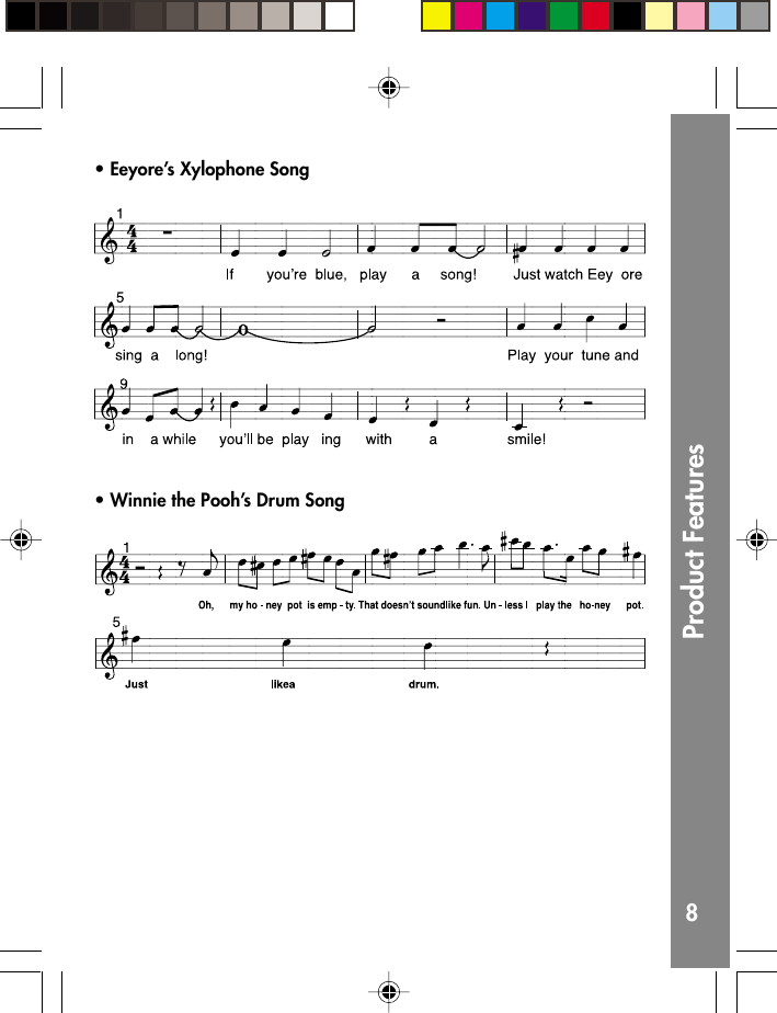 Page 9 of 12 - Vtech Vtech-Winnie-The-Pooh-Musical-Learning-Center-Owners-Manual- Winnie The Pooh Musical Learning Center  Vtech-winnie-the-pooh-musical-learning-center-owners-manual